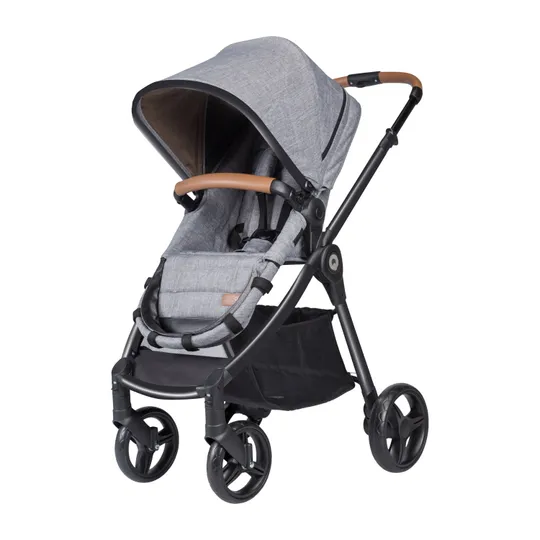 Qute Q-Move Kinderwagen 2-in-1 - Grey Frame -  Grey Jeans