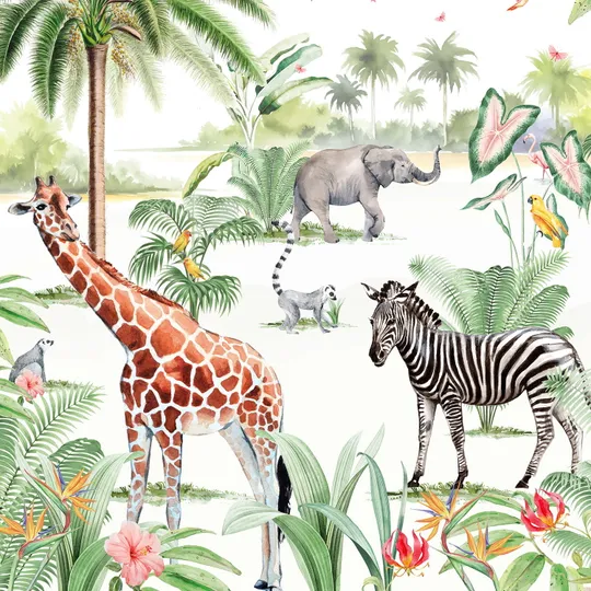 Creativ Lab Amsterdam Jungle Tales Vliestapete - 292,2 x 280 cm