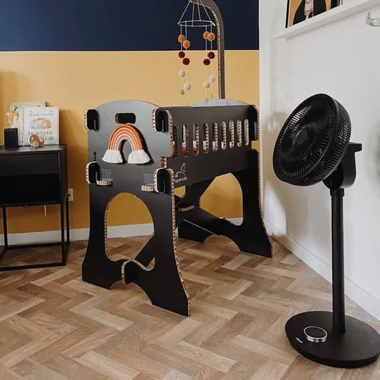 Kartent Papercrib Wiege Schwarz