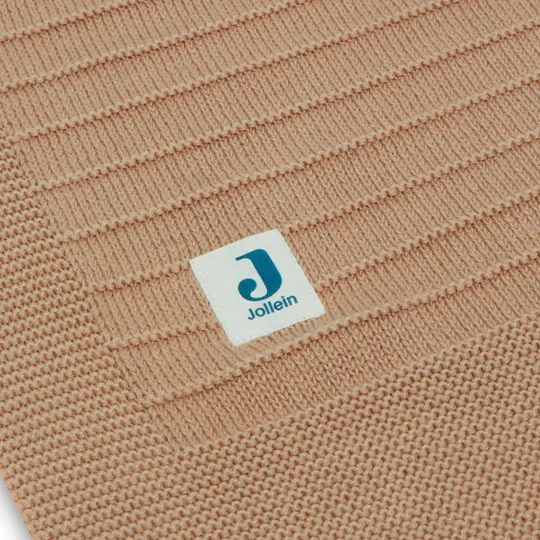Jollein Pure Knit Bettdecke Biscuit 100 x 150 cm