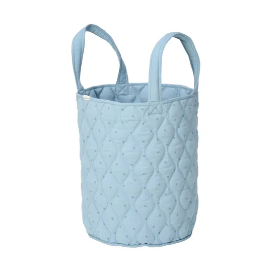 Little Dutch Aufbewahrungskorb Groß – Pure – Denim Blue – 35 x 45 cm