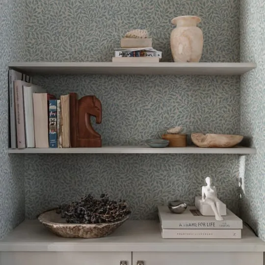 Sandberg Sigfrid Tapete - Indigo Blue
