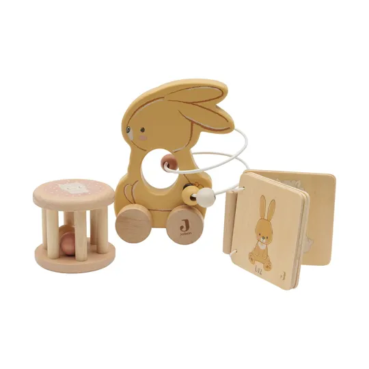 Jollein Bunny Luz Holz Geschenkset