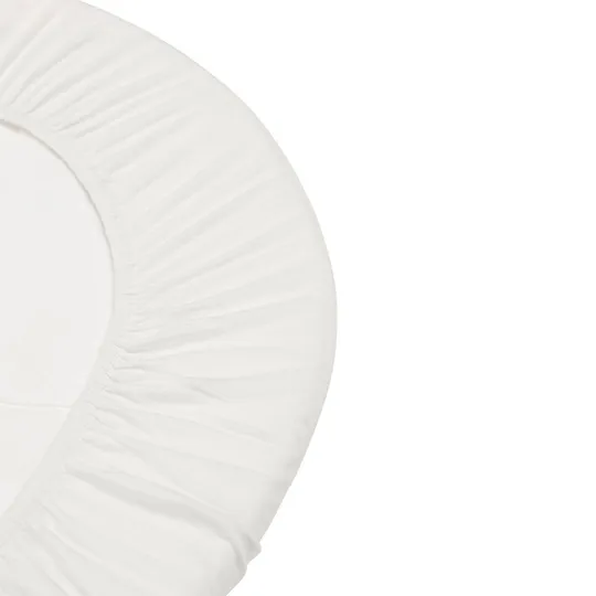 Leander Classic Wieg Spannbettlaken Snow 40 x 80 cm