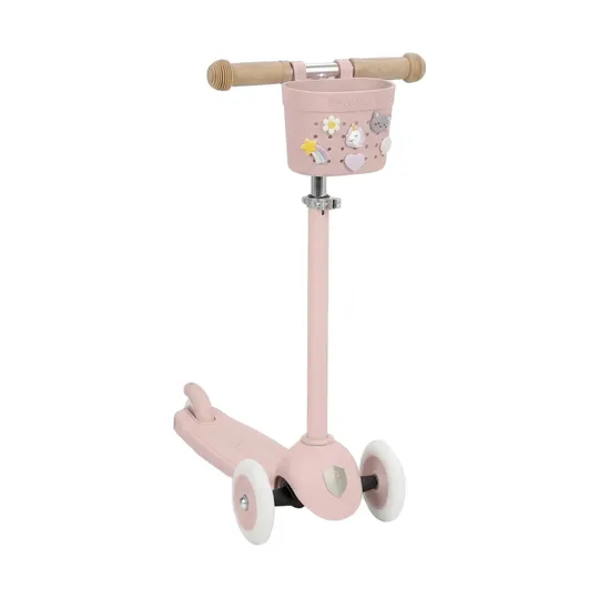 Banwood Pin & Ride Lenkerkorb - Faded Pink