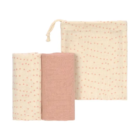 Lässig Hydrophiles Tuch Rose 60 x 60 cm 2 Stück