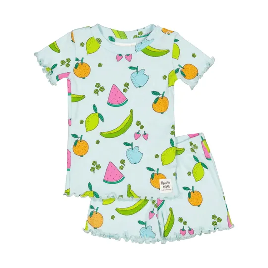 Feetje Shortama - Femmy Fruit Premium - Größe 104 - Mint