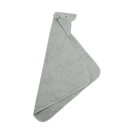 Liewood Badecape - Albert Hippo - Dove Blue
