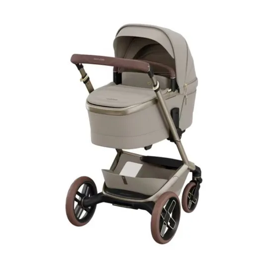 Maxi-Cosi Fame Kinderwagen Sapphire Sand | Maxi-Cosi Coral Slide Pro Babyschale| Familyfix Slide Pro | Fame / Coral Slide Pro Adapter