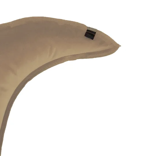 Overseas Moon Velours Kissen - Beige
