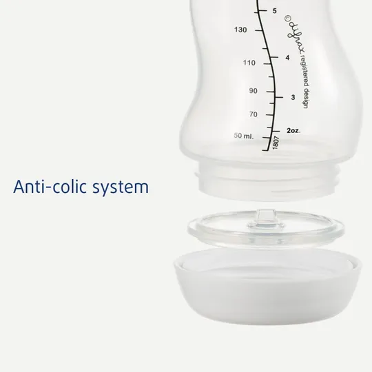 Difrax Starterset Transparent Mit Flaschenbürste