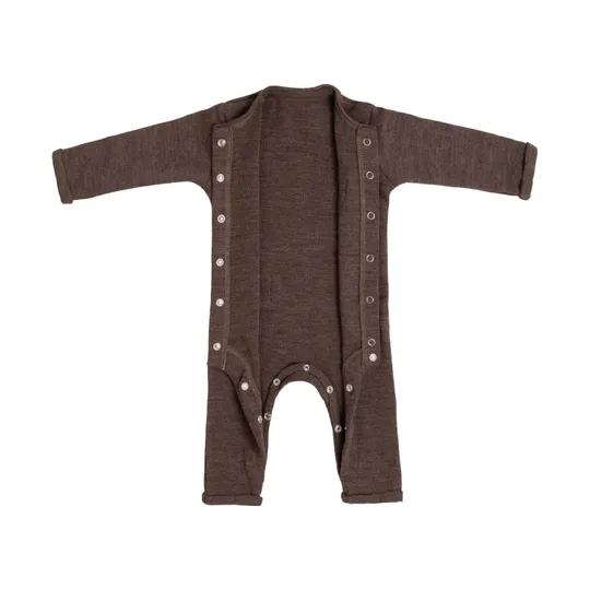 Baby's Only Meadow Strampler - Merino Fine - Größe 50 - Taupe