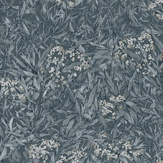 Sandberg Malin Tapete - Indigo Blau