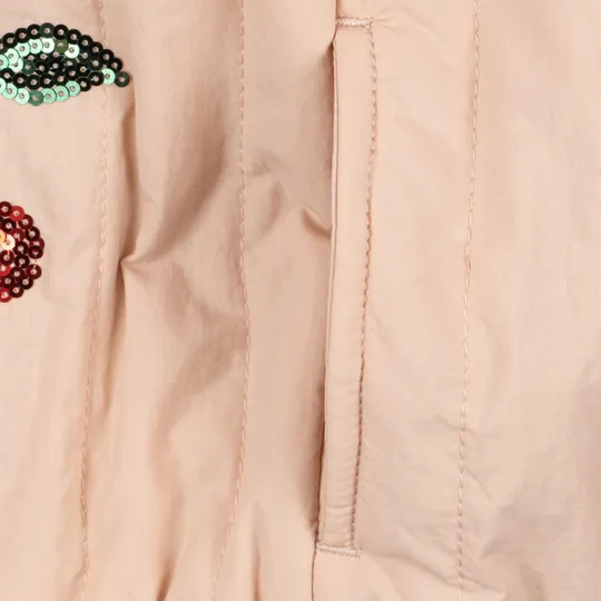 Konges Sløjd Juno Pailletten-Bomberjacke – 12 Monate – Cameo Rose
