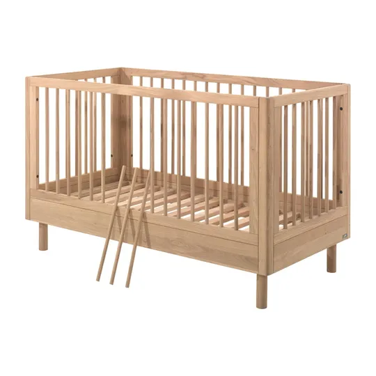 Vipack Babybett Mit Umbausatz - Forrest - 70 x 140 cm - Eiche