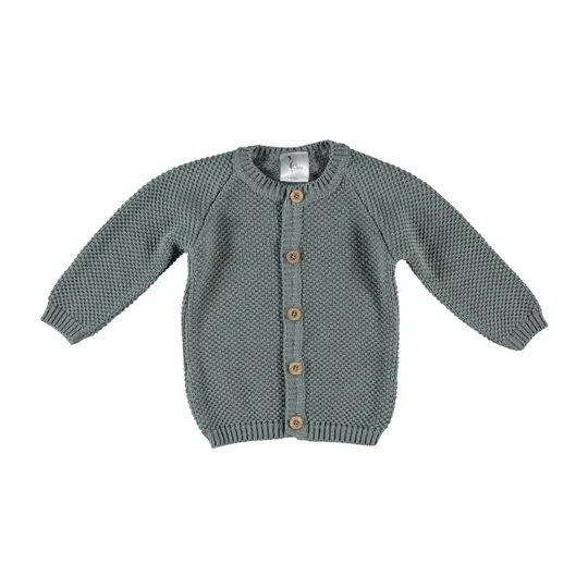 Klein Baby Strickjacke - Gr. 50 - Stone Green