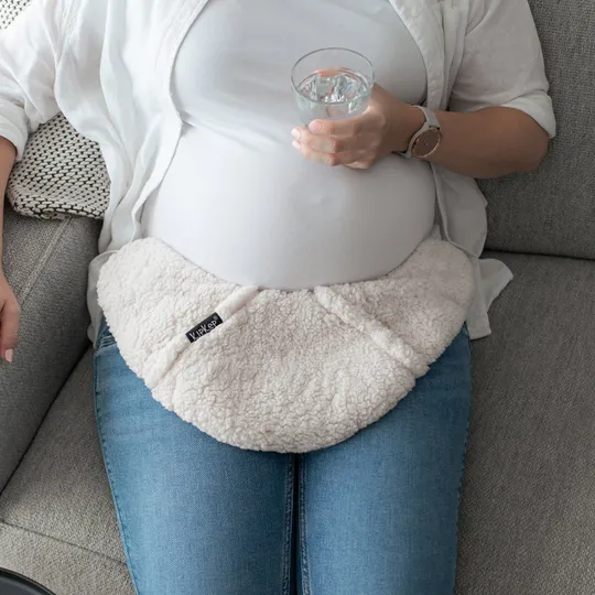 KipKep Lexie Heating Pillow - Dusty Clay & Teddy