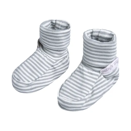 Baby's Only Pantoffeln - Stripe - 0-3 Mte- Nordic Blue
