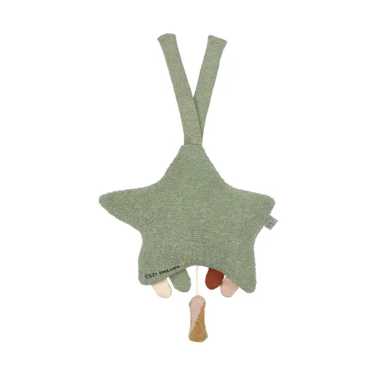 Lässig Star Knitted Musikmobile Green