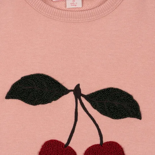 Konges Sløjd Lou Terry Sweater - 3 Monate - Mellow Rose