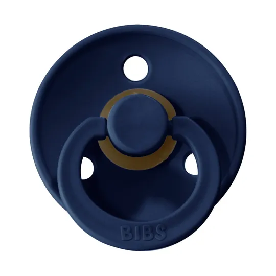 BiBs Retro Schnuller Deep Spance Blue / Petrol 6-18 Monate 2 Stück