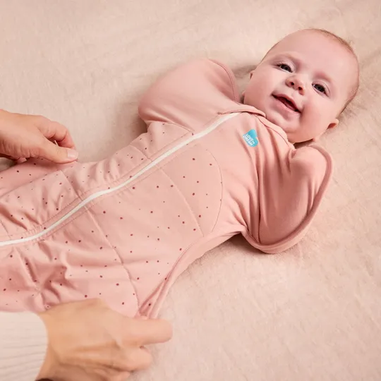 Love To Dream SwaddleUp™ 2.5 TOG - Stufe 1 - Größe M - Rose Pebble