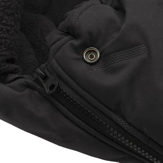 Jollein Fußsack Gruppe 0+ 3/5 Punkt Gurt - Embossed - Nearly Black