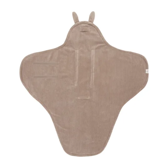 Jollein Wickeldecke - Milky Coffee - Bunny Cloudy Rib