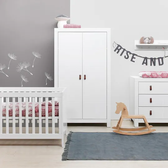 Bopita – Noah Babybett – 60 x 120 cm – Weiß