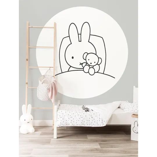 KEK AMSTERDAM Miffy Geht Schlafen Tapete Rund