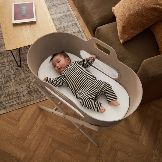 Snuz SnüzBaskit Moses Basket + Stand Set - Mocha