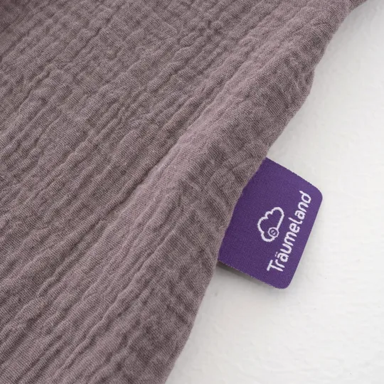 Träumeland Sommerschlafsack Liebmich - Cotton Muslin - Cacoa Plum - 80 cm