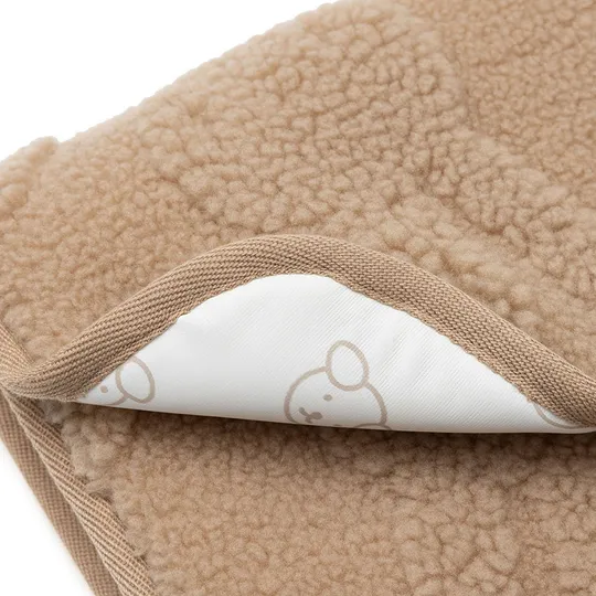Jollein Wickelunterlage - mit Aufbewahrungsfach - Miffy Jacquard Teddy - Biscuit