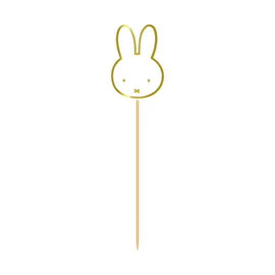 Ootje Kadootje Miffy Spieße Gold 8 Stück