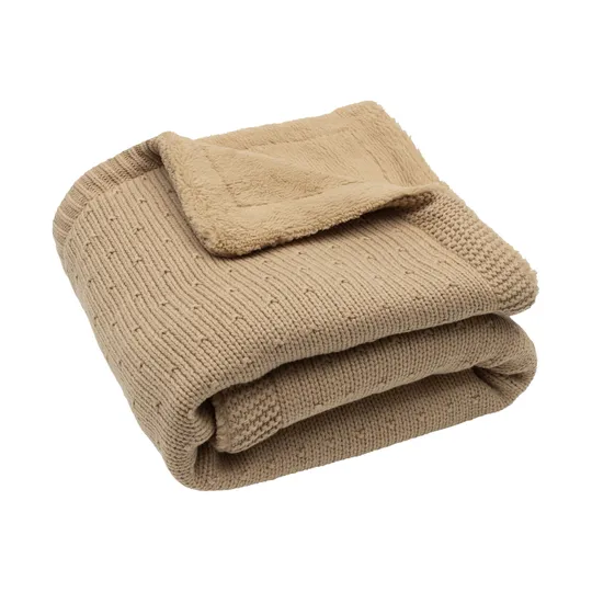 Jollein Babydecke - Sprinkle Knit / Fluffy - 75 x 100 cm - Hazel
