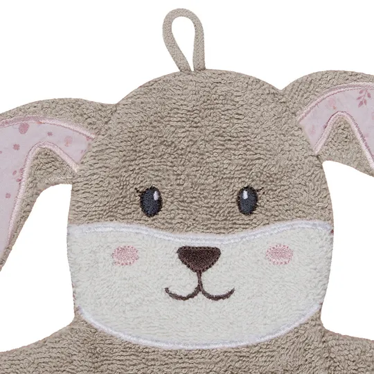 Sterntaler Waschlappen – Hanni Hase – Beige/Rosa