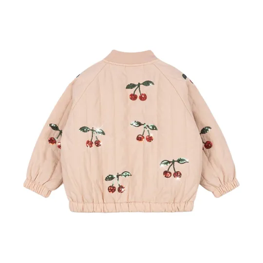 Konges Sløjd Juno Pailletten-Bomberjacke – 9 Monate – Cameo Rose