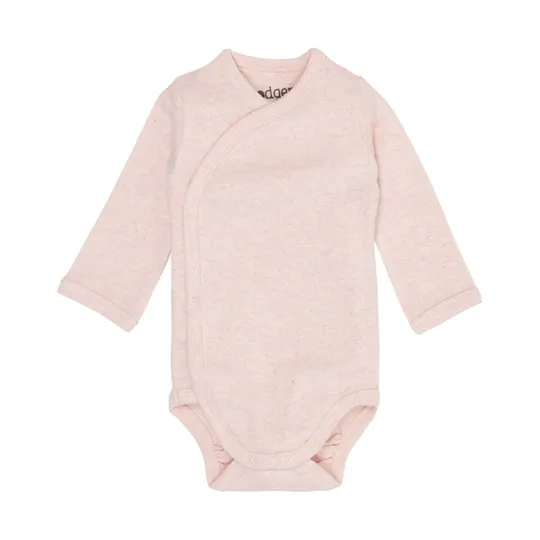 Lodger Babybody Langarm - Melange - Größe 74 - Tan