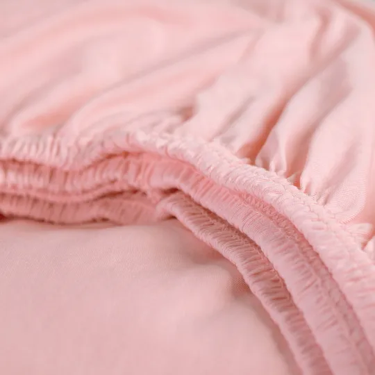 Cinderella Spannbettlaken Jersey - 80/90 x 210/220 & 100 x 200 cm - Rose Pink