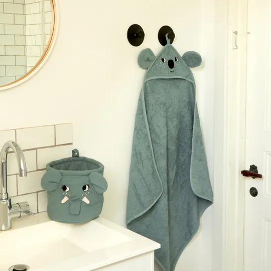 Roommate Koala Badecape Sea Grey