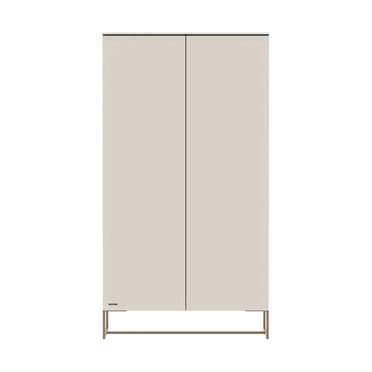 Kidsmill Intense II Schrank 2 - türig - Oatmeal/ Patinated Brass