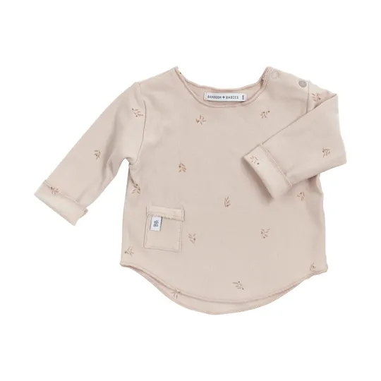 Bamboom T-shirt Langarm - 6 Monate - Olives