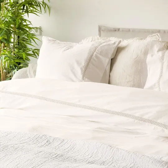 Town & Country Bettbezug - Oakland - Off White - 140 x 220 cm