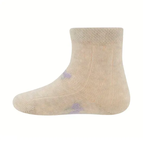 Ewers Socken – Blumen – Beige Melange – Größe 19/22