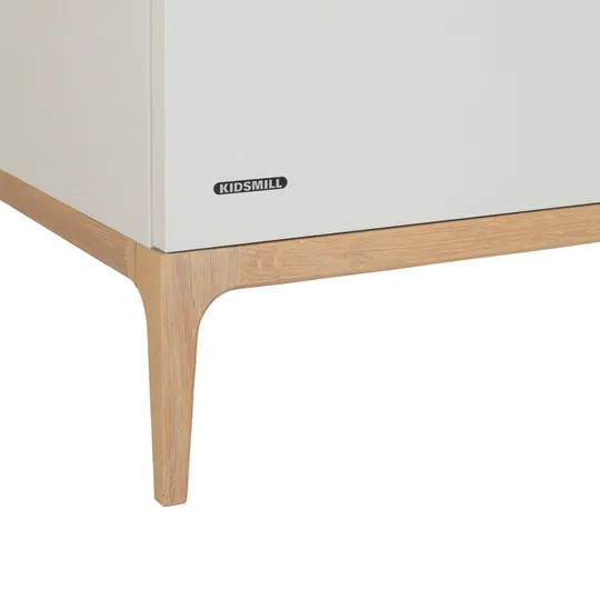 Kidsmill Intense II Kleiderschrank - 2-Türen - Mattweiß / Eiche