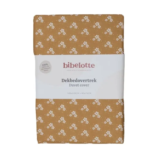 Bibelotte Unter den Blumen Bettbezug Senfgelb 140 x 220 cm