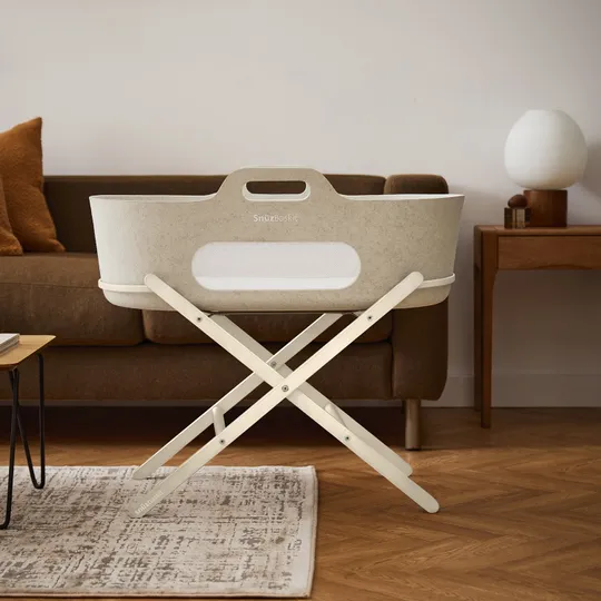 Snüz SnüzBaskit Moses Basket + Stand Set -Barley / Cashmere