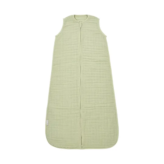 Meyco Baby Sommerschlafsack - Uni - 70 cm - Pre-Washed Hydrophil - Soft Olive