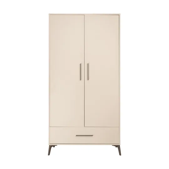 Bopita Nomy Babyzimmer - Dune | Bett 60 x 120 cm + Kommode XL + Schrank 2-Türig