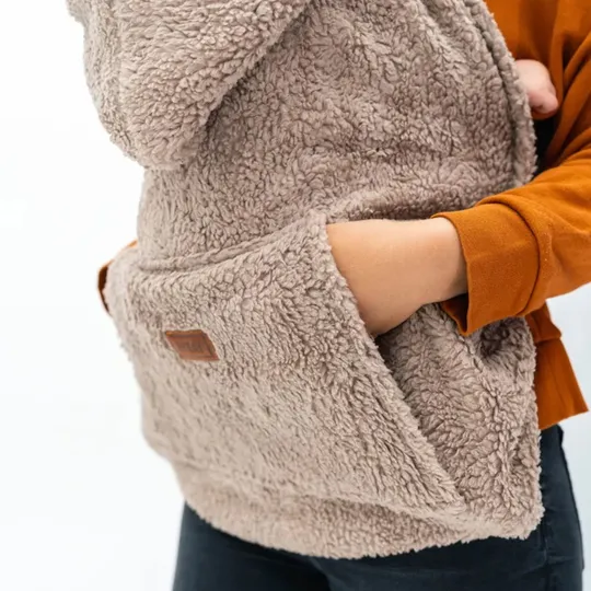 ByKay Bezug Teddy Taupe One Size